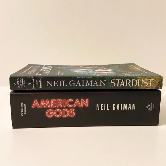 Lot of  2 Neil Gaiman Books Stardust and American Gods Novel - Picture 3 of 16